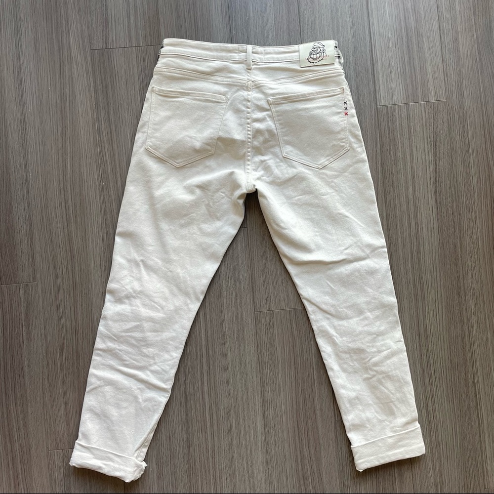 Scotch & Soda X Popeye / Brutus White Slim Boyfri… - image 2